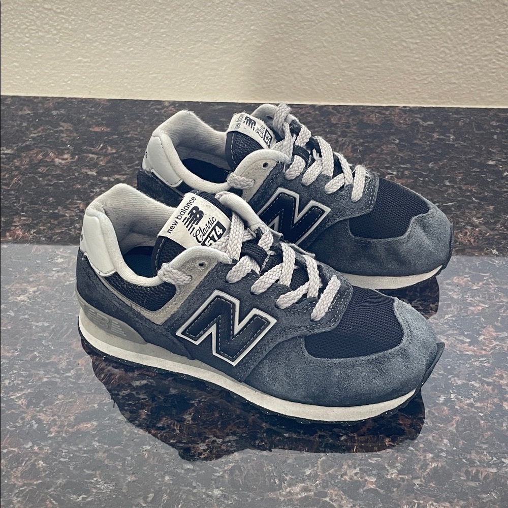 New Balance Charcoal and Black Athletic Shoes